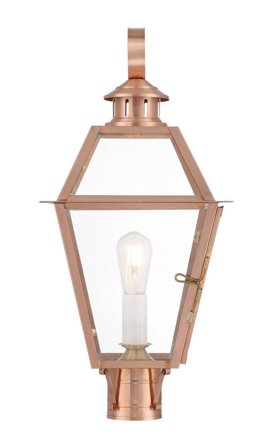 Norwell Lighting - 2250-CO-CL - One Light Post Mount - Olde Colony - Copper