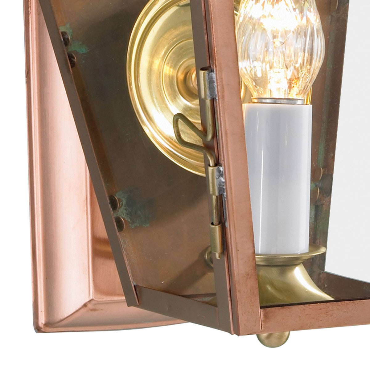 Norwell Lighting - 2253-CO-CL - One Light Wall Mount - Olde Colony - Copper