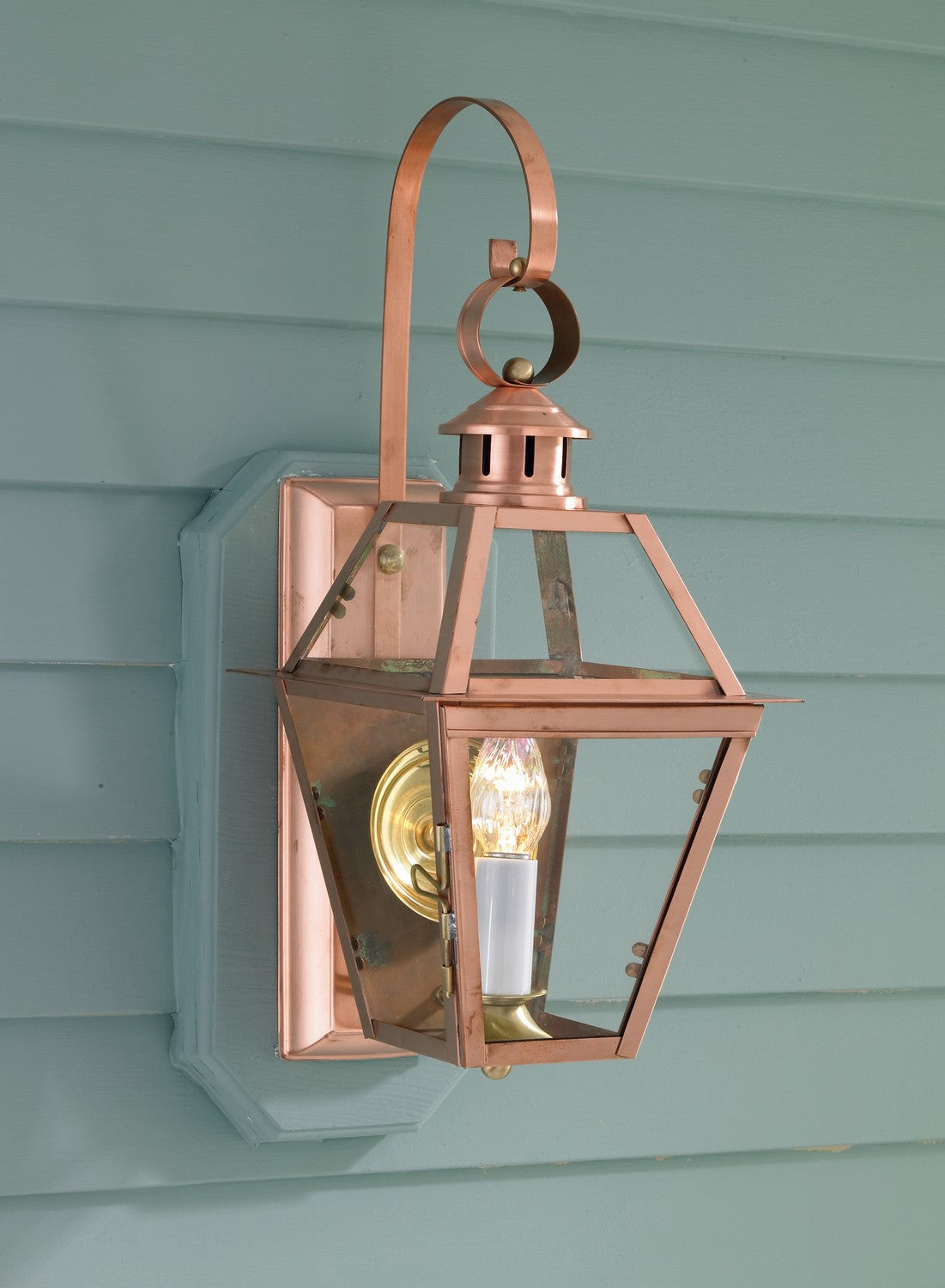 Norwell Lighting - 2253-CO-CL - One Light Wall Mount - Olde Colony - Copper