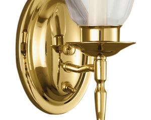 Norwell Lighting - 3306-PB - One Light Wall Sconce - Legacy - Polish Brass