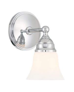 Norwell Lighting - 8581-CH-BSO - One Light Wall Sconce - Sophie - Chrome