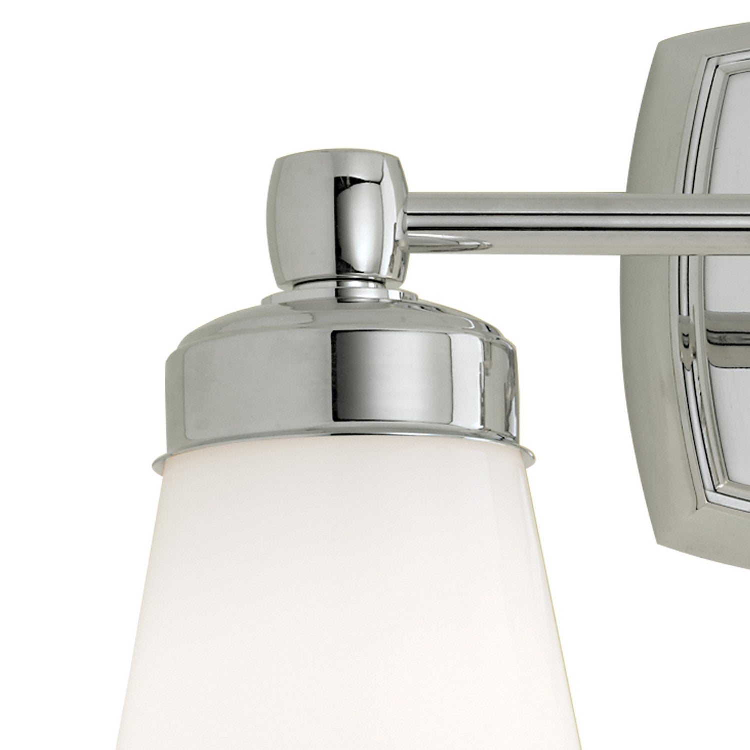 Norwell Lighting - 8932-CH-SO - Two Light Wall Sconce - Soft Square - Chrome