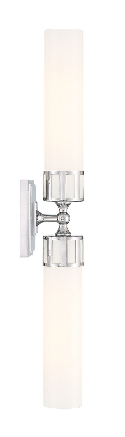 Norwell Lighting - 9652-CH-SO - Two Light Wall Sconce - Astor - Chrome