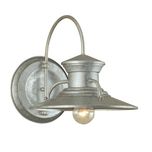 Norwell Lighting - 5155-GA-NG - One Light Wall Mount - Budapest - Galvanized