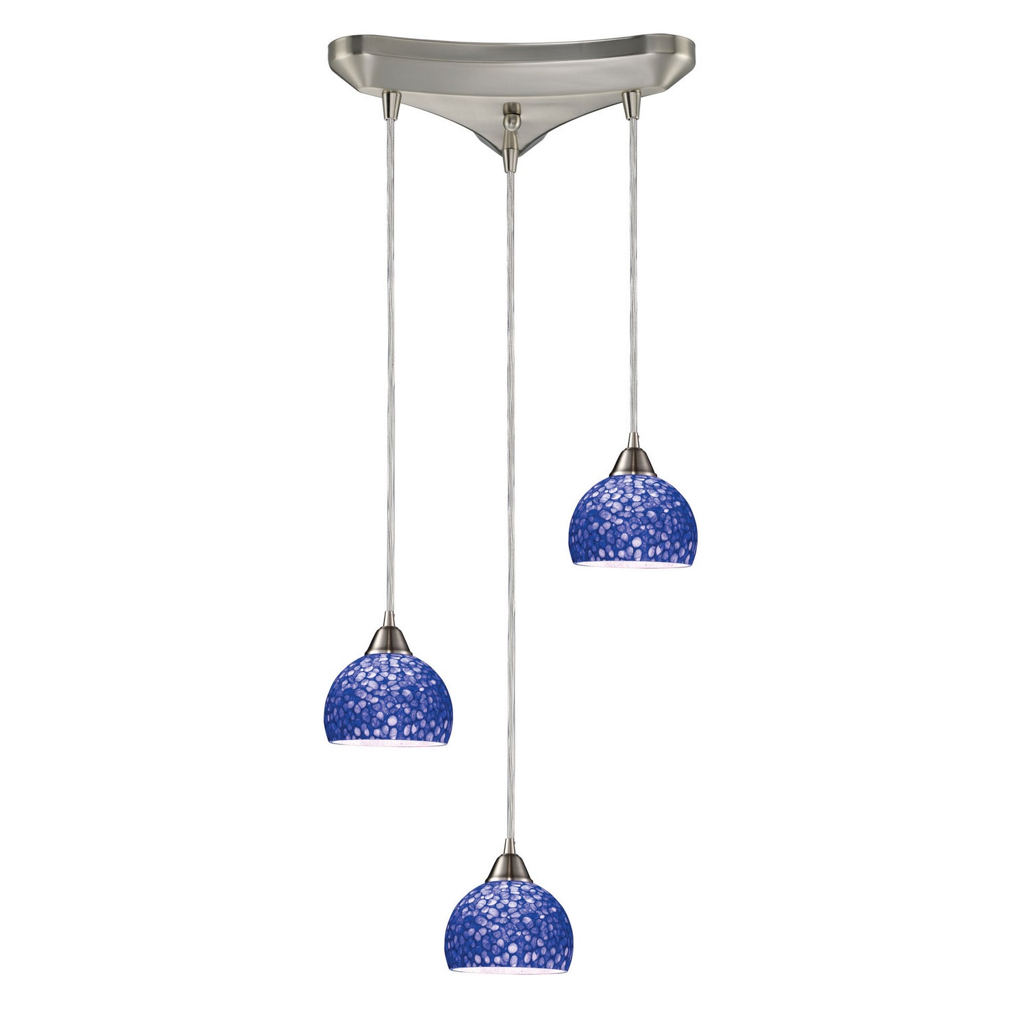 ELK Home - 10143/3PB - Three Light Pendant - Cira - Satin Nickel