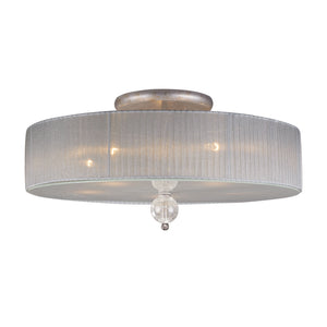 ELK Home - 20006/5 - Five Light Semi Flush Mount - Alexis - Antique Silver