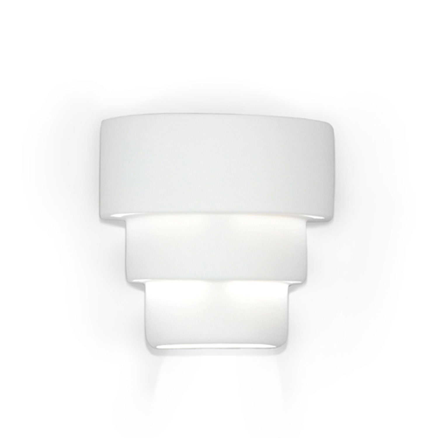 A-19 - 1403 - One Light Wall Sconce - Islands of Light - Bisque