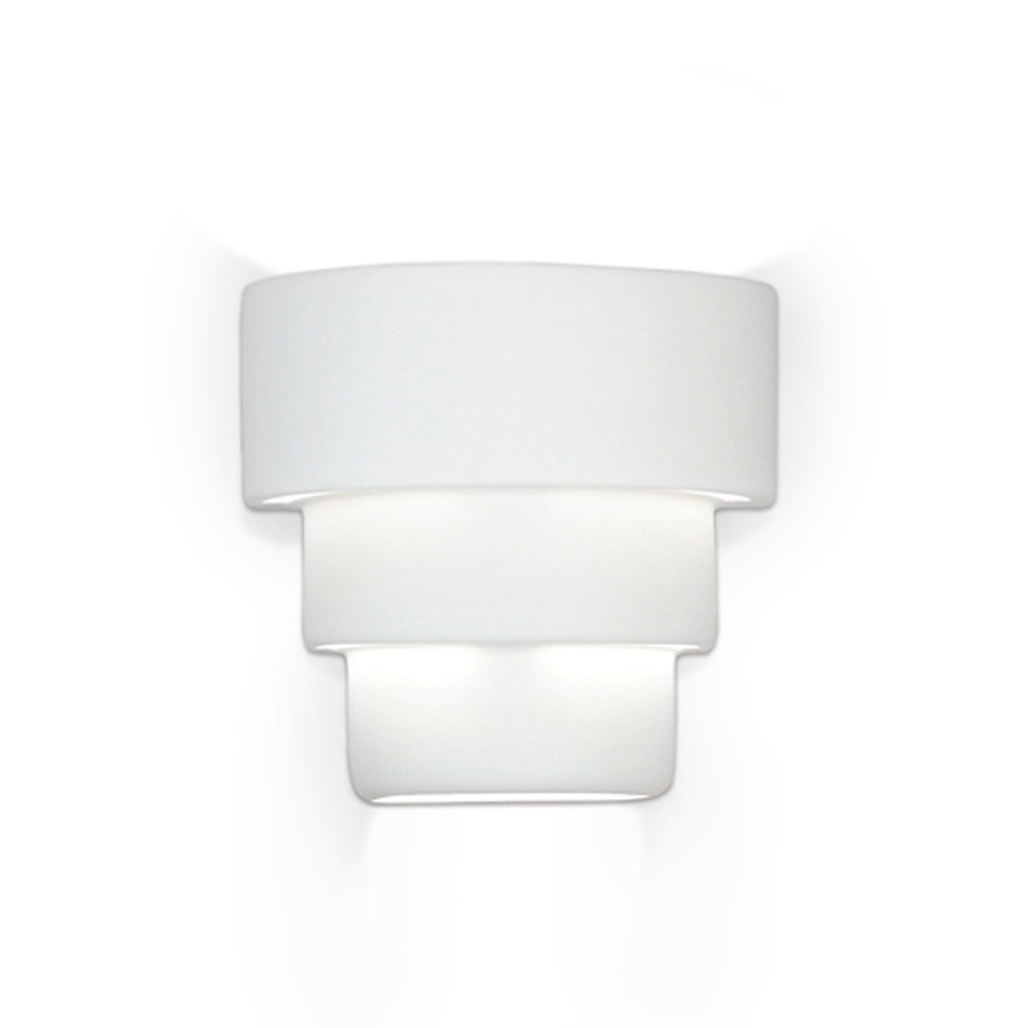 A-19 - 1404 - One Light Wall Sconce - Islands of Light - Bisque