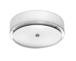 Estiluz - t-2712-37-27 - Three Light Flush Mount - Iris - Nickel White