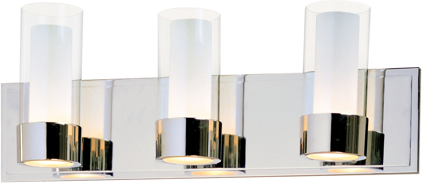 Maxim - 23073CLFTPC - Three Light Bath Vanity - Silo - Polished Chrome