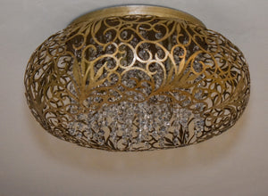 Maxim - 24150BCGS - LED Flush Mount - Arabesque - Golden Silver