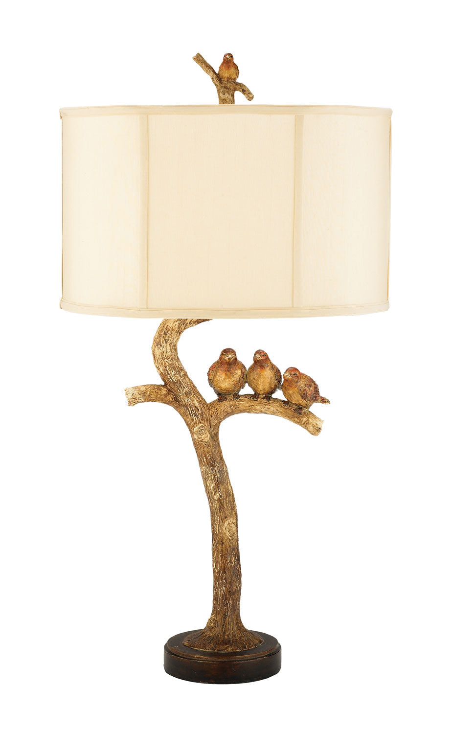 ELK Home - 93-052 - One Light Table Lamp - Three Bird Light - Gold Leaf