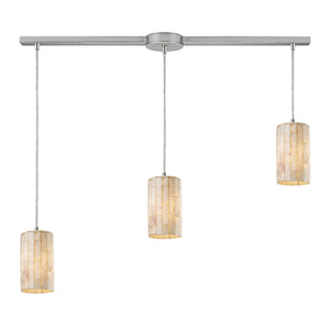 ELK Home - 10147/3L - Three Light Pendant - Coletta - Satin Nickel