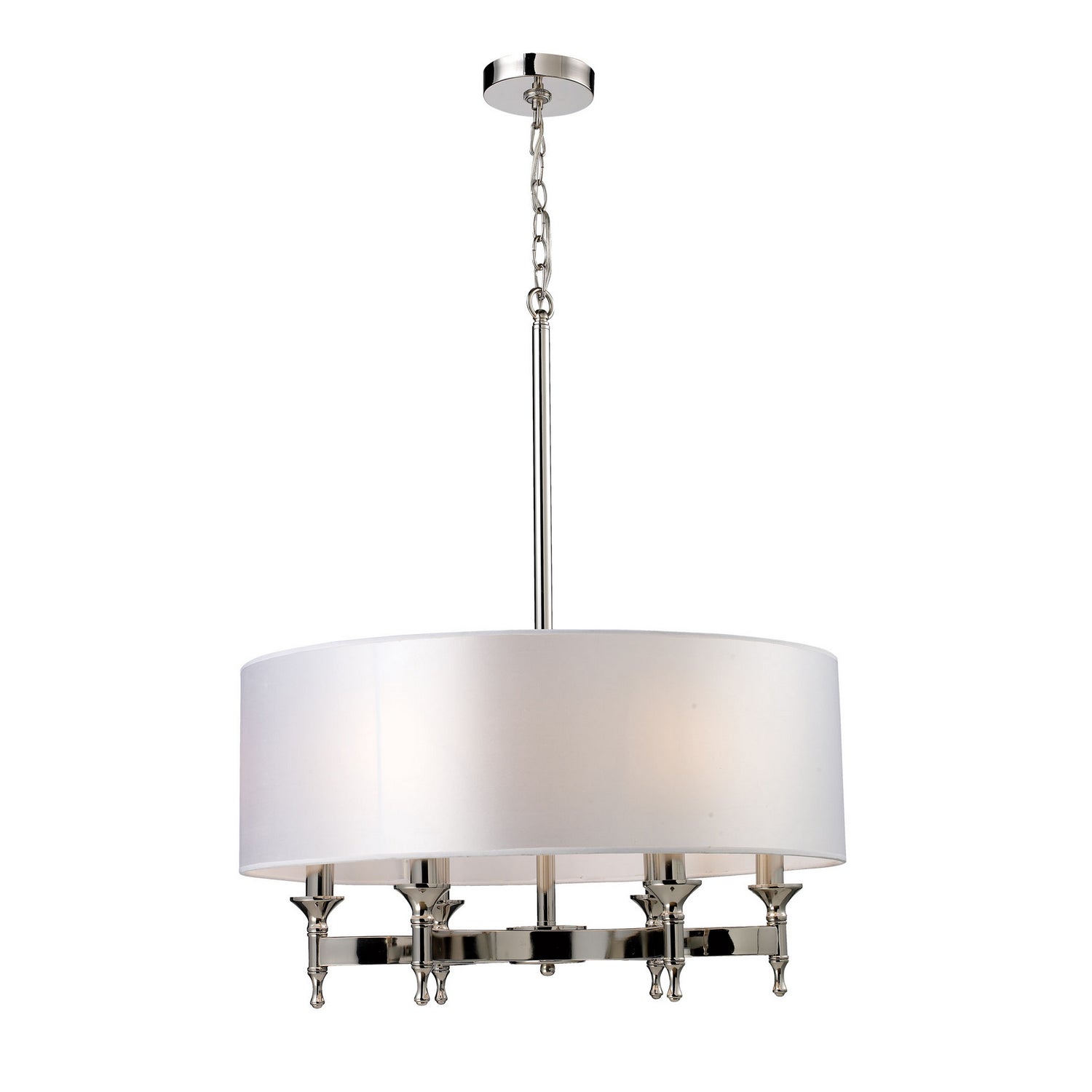 ELK Home - 10162/6 - Six Light Chandelier - Pembroke - Polished Nickel