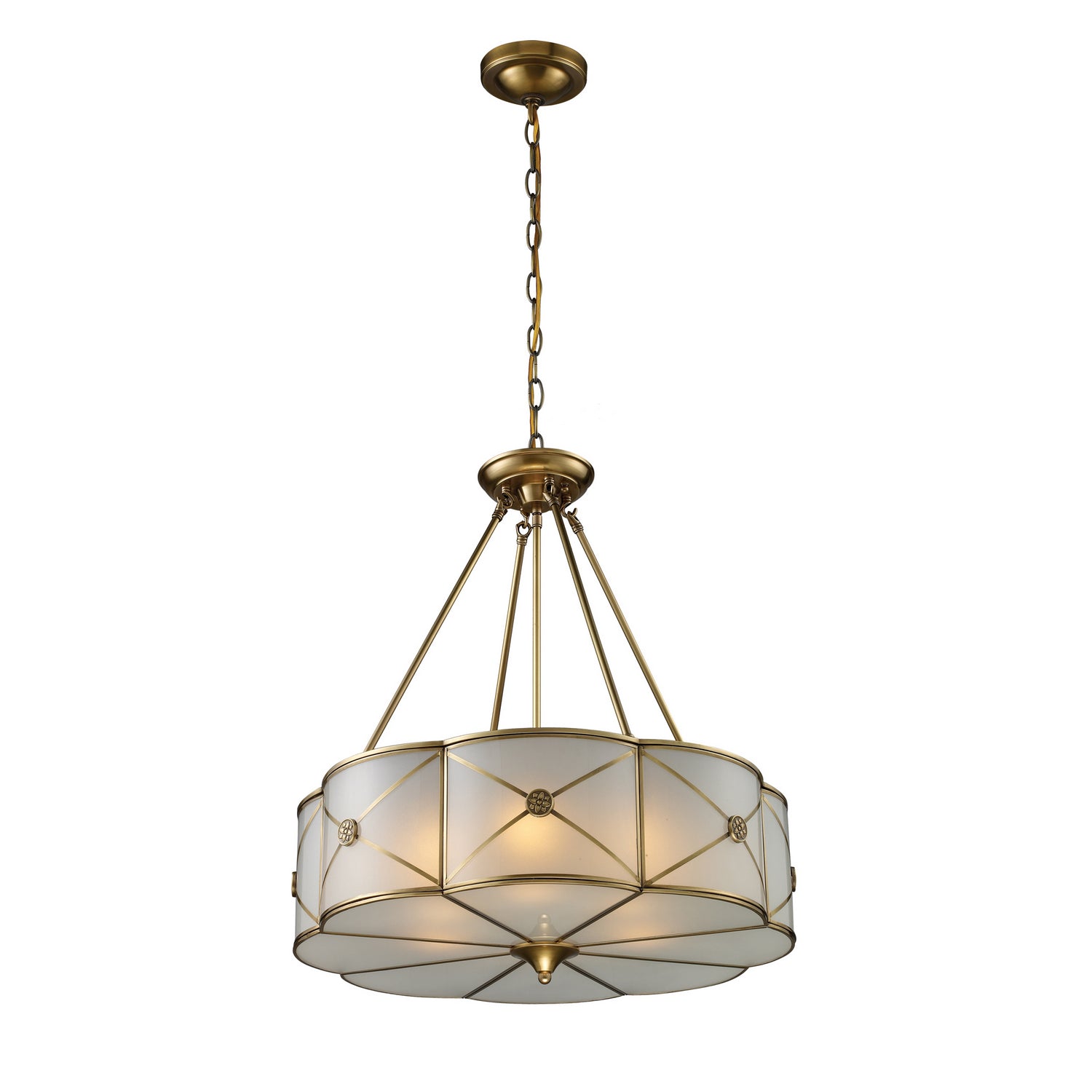 ELK Home - 22001/6 - Six Light Chandelier - Preston - Brushed Brass