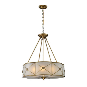 ELK Home - 22001/6 - Six Light Chandelier - Preston - Brushed Brass