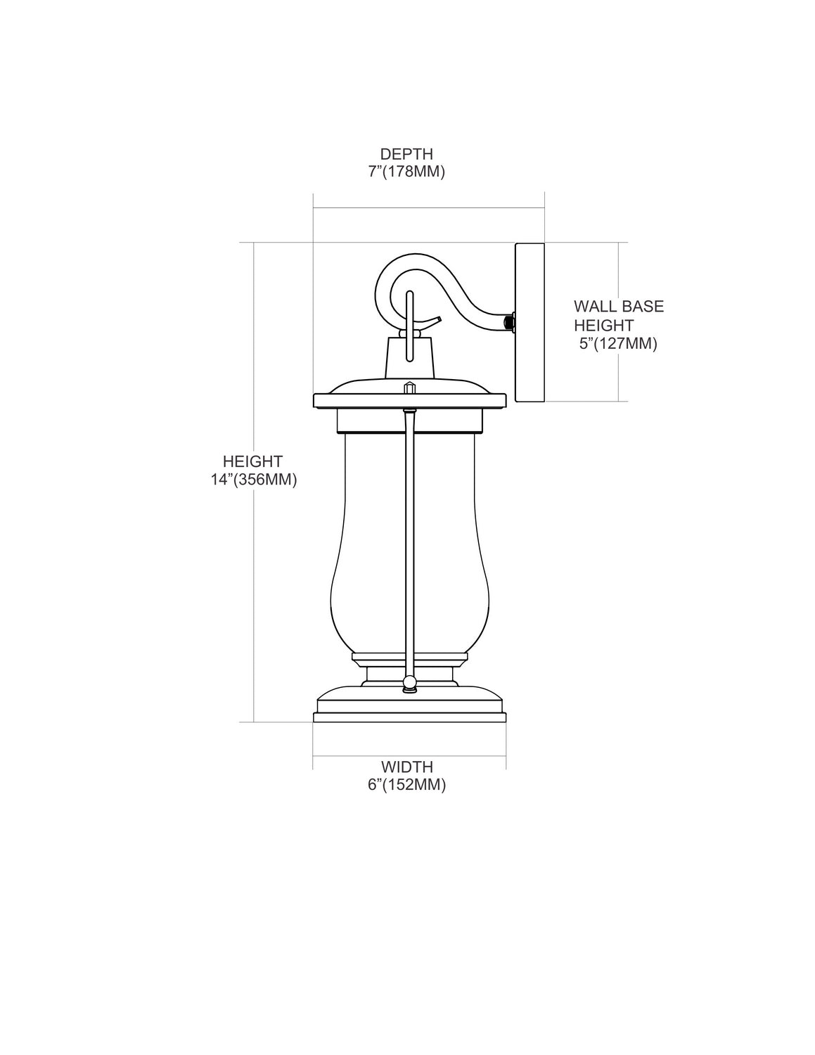 ELK Home - 43016/1 - One Light Outdoor Wall Sconce - Farmstead - Matte Black