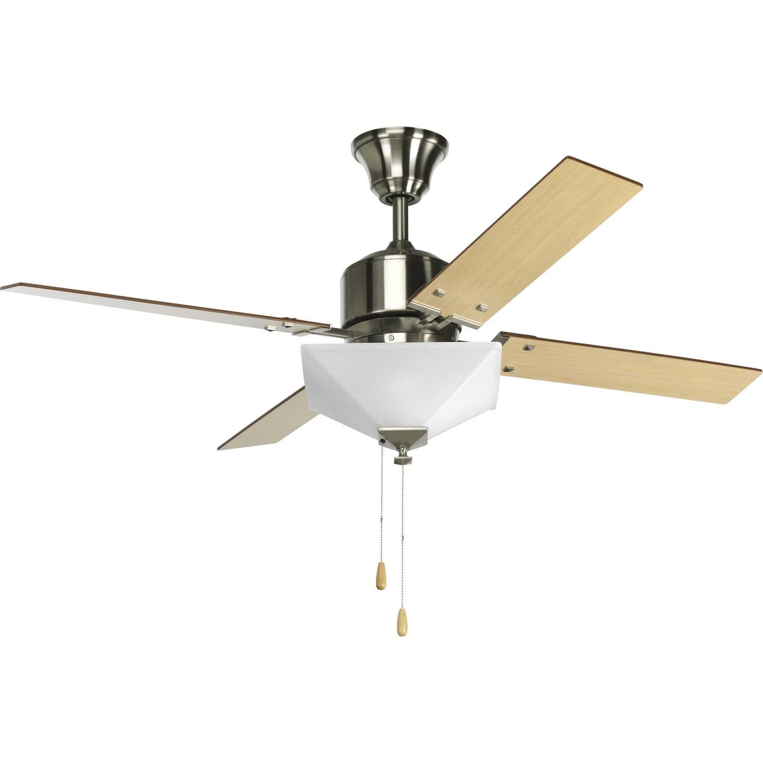 Progress Lighting - P2531-09 - 52"Ceiling Fan - North Park - Brushed Nickel