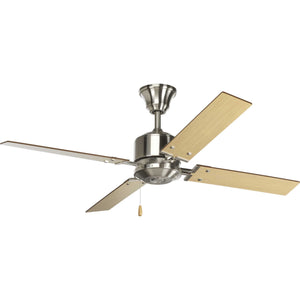 Progress Lighting - P2531-09 - 52"Ceiling Fan - North Park - Brushed Nickel