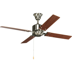 Progress Lighting - P2531-09 - 52"Ceiling Fan - North Park - Brushed Nickel