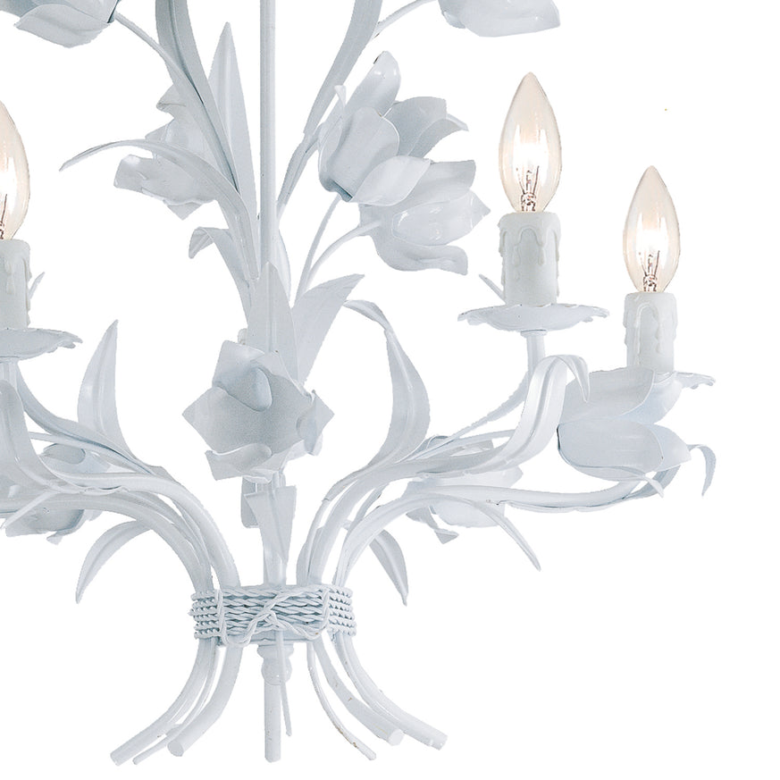 Crystorama - 4815-WW - Five Light Chandelier - Southport - Wet White