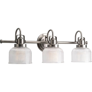 Progress Lighting - P2992-81 - Three Light Bath Bracket - Archie - Antique Nickel