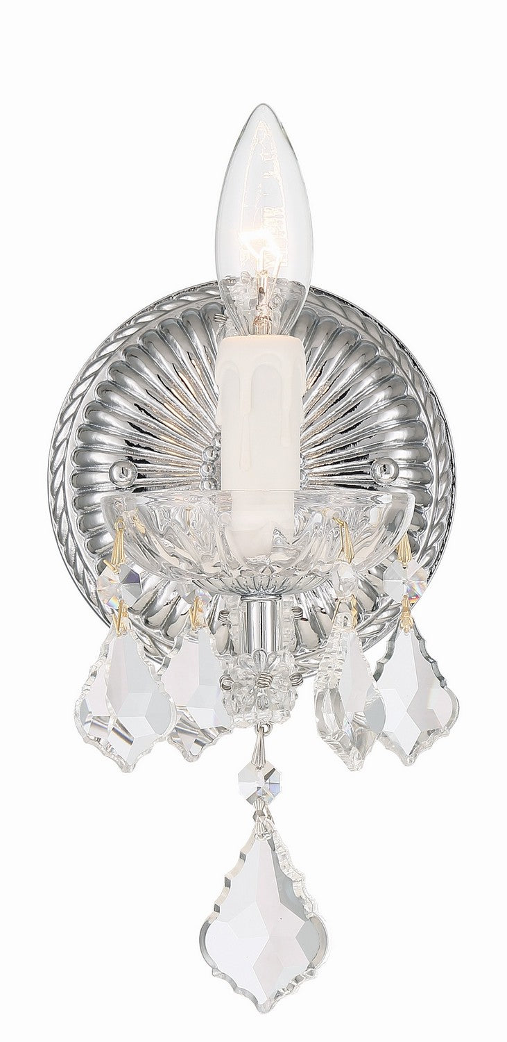 Crystorama - 4471-CH-CL-MWP - One Light Wall Sconce - Maria Theresa - Polished Chrome