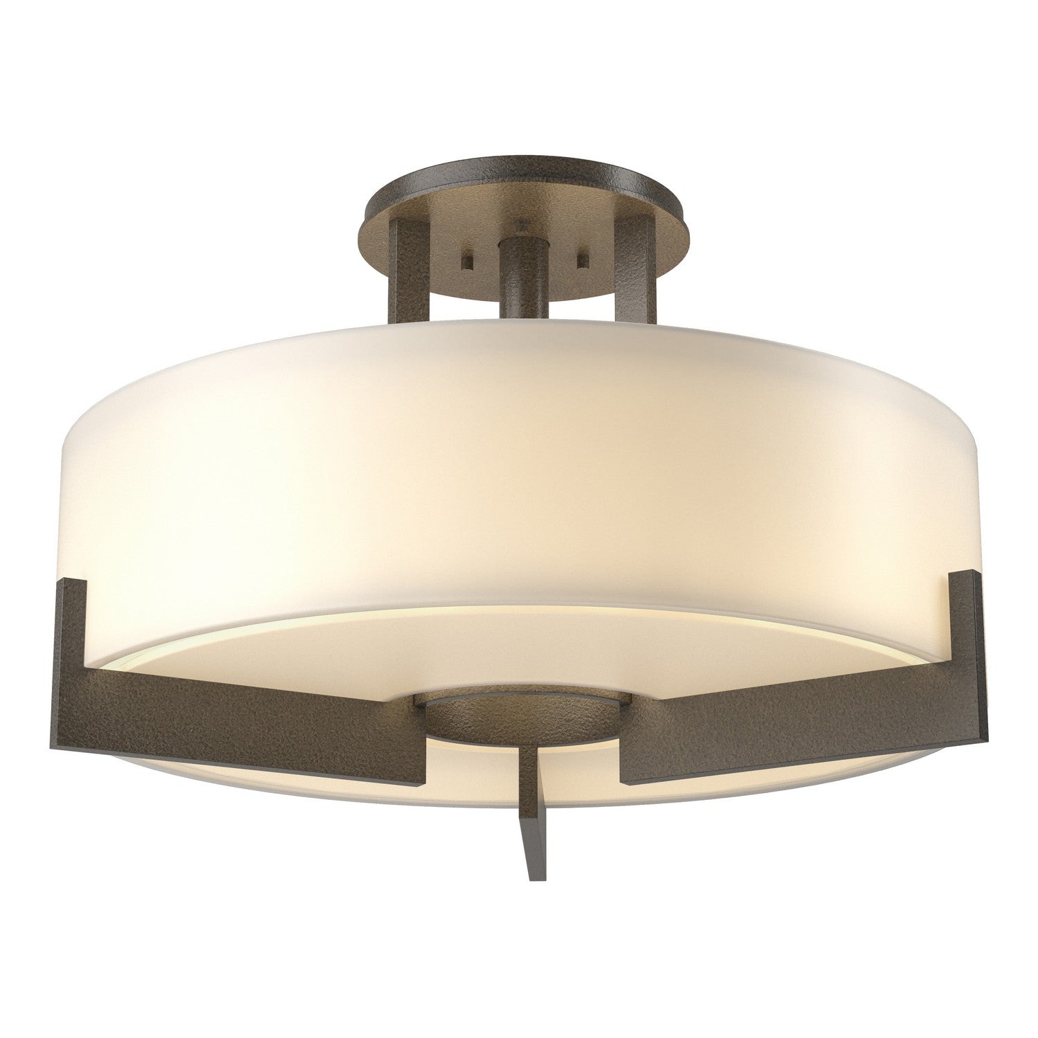 Hubbardton Forge - 126403-SKT-89-GG0216 - Axis Semi-Flush - Axis - Ink