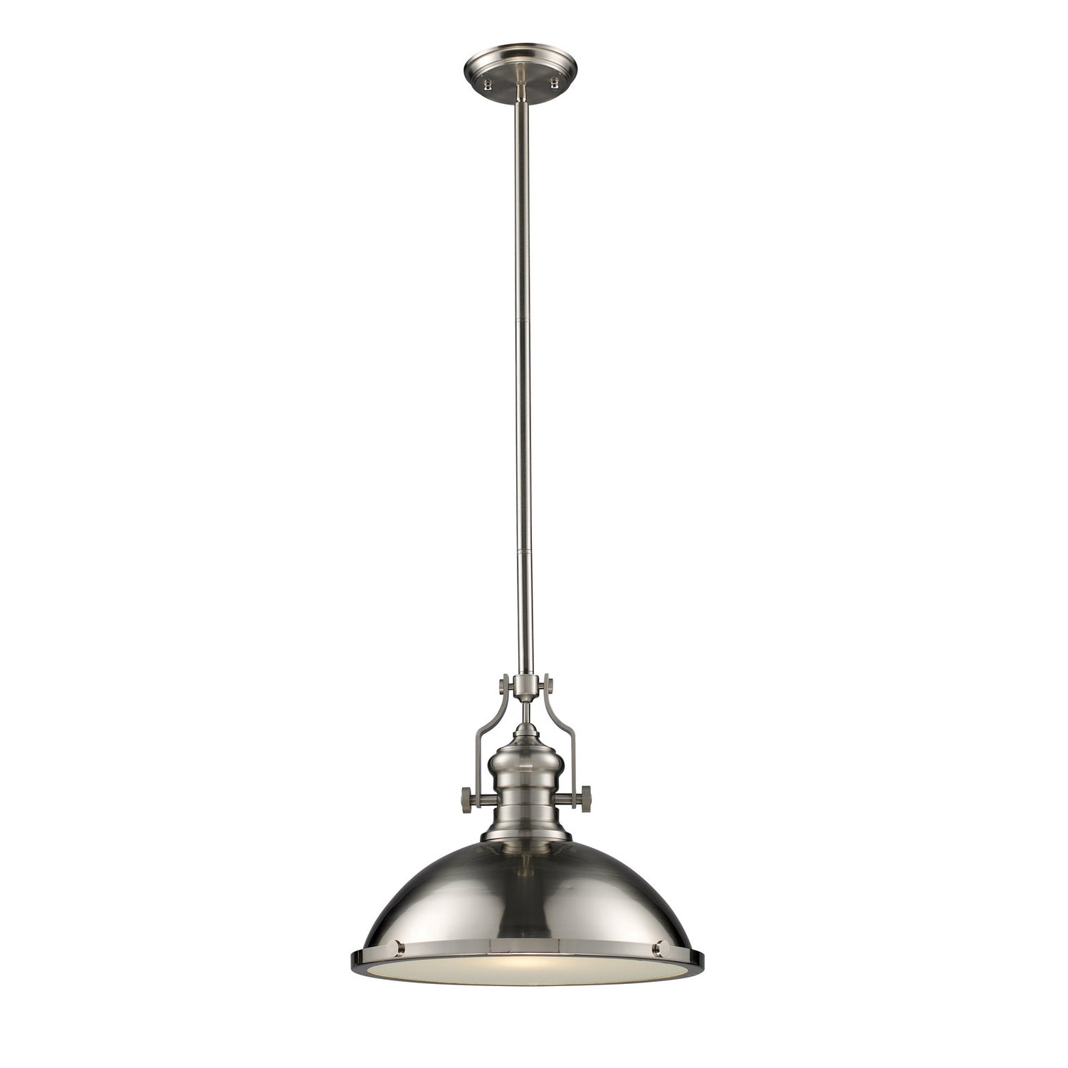 ELK Home - 66128-1 - One Light Pendant - Chadwick - Satin Nickel