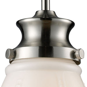 ELK Home - 69029-1 - One Light Mini Pendant - Schoolhouse - Satin Nickel