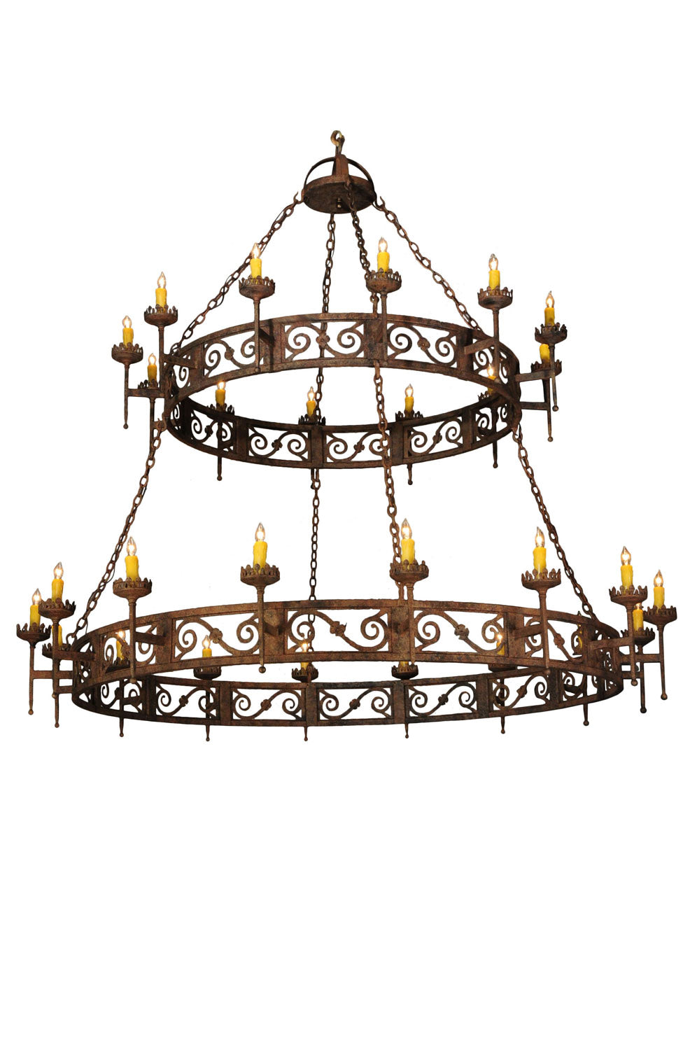 Meyda Tiffany - 115701 - 16 Light Chandelier - Majella - Gilded Tobacco