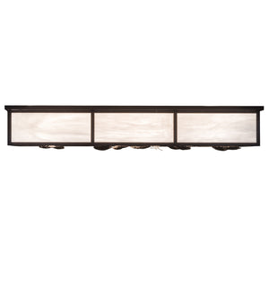 Meyda Tiffany - 117123 - 12 Light Flushmount - Mountain Pine - Cafe Noir