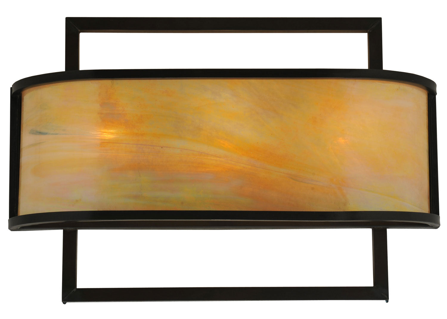 Meyda Tiffany - 117663 - Three Light Wall Sconce - Contempo - Craftsman Brown