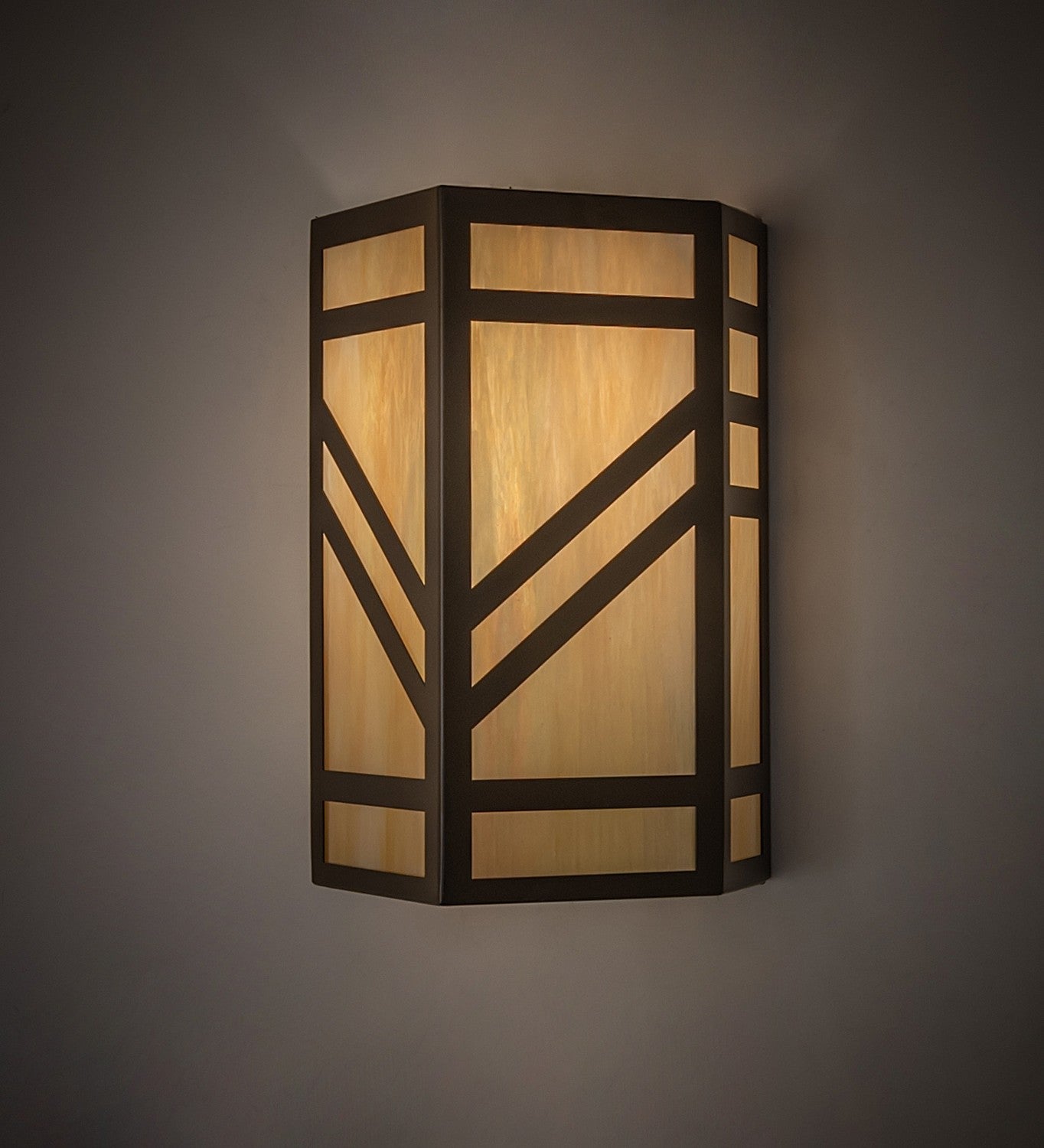 Meyda Tiffany - 117910 - One Light Wall Sconce - Santa Fe - Timeless Bronze