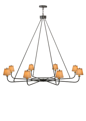 Meyda Tiffany - 118614 - Eight Light Chandelier - Brach Ring - Timeless Bronze