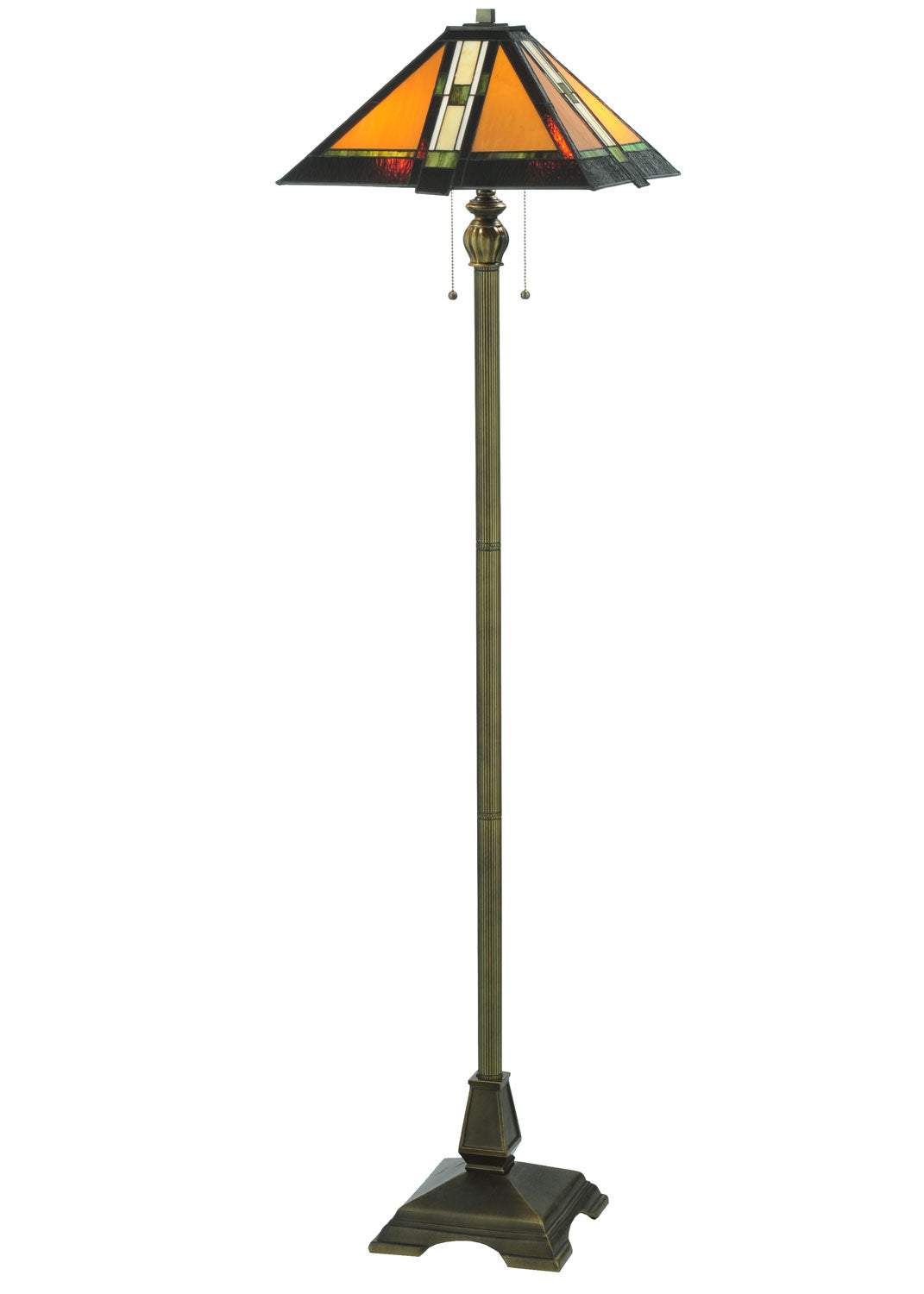 Meyda Tiffany - 118710 - Floor Lamp - Montana Mission - Beige Ha