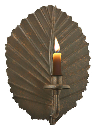 Meyda Tiffany - 121102 - Wall Candle Holder - Nicotiana Leaf - Gilded Tobacco