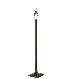 Meyda Tiffany - 18817 - Two Light Floor Base - Mission - Mahogany Bronze