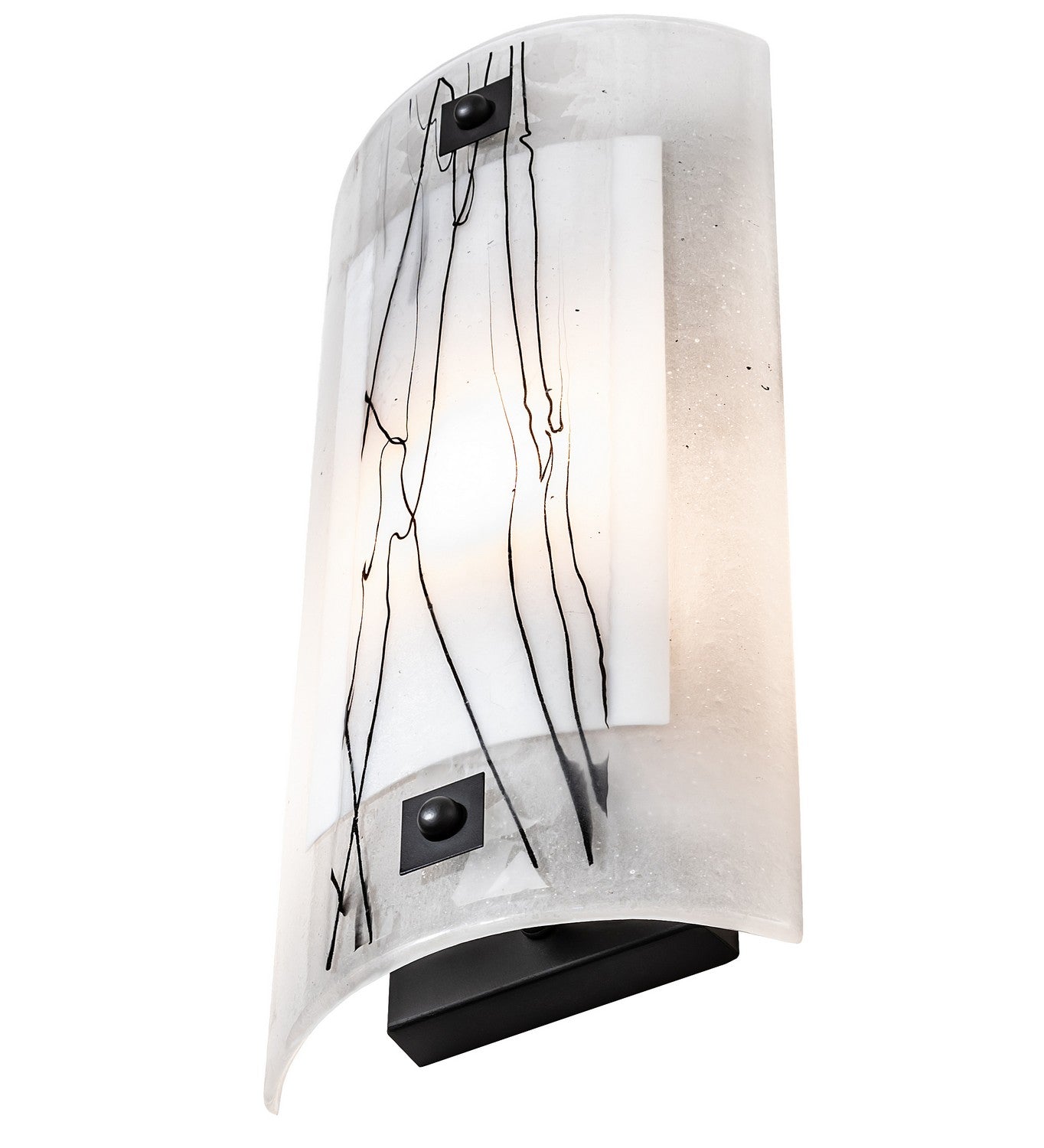 Meyda Tiffany - 26996 - One Light Wall Sconce - Metro Fusion - Solar Black