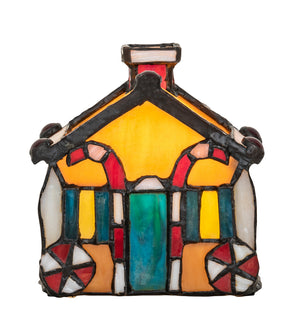 Meyda Tiffany - 82175 - One Light Accent Lamp - Gingerbread House - Multi