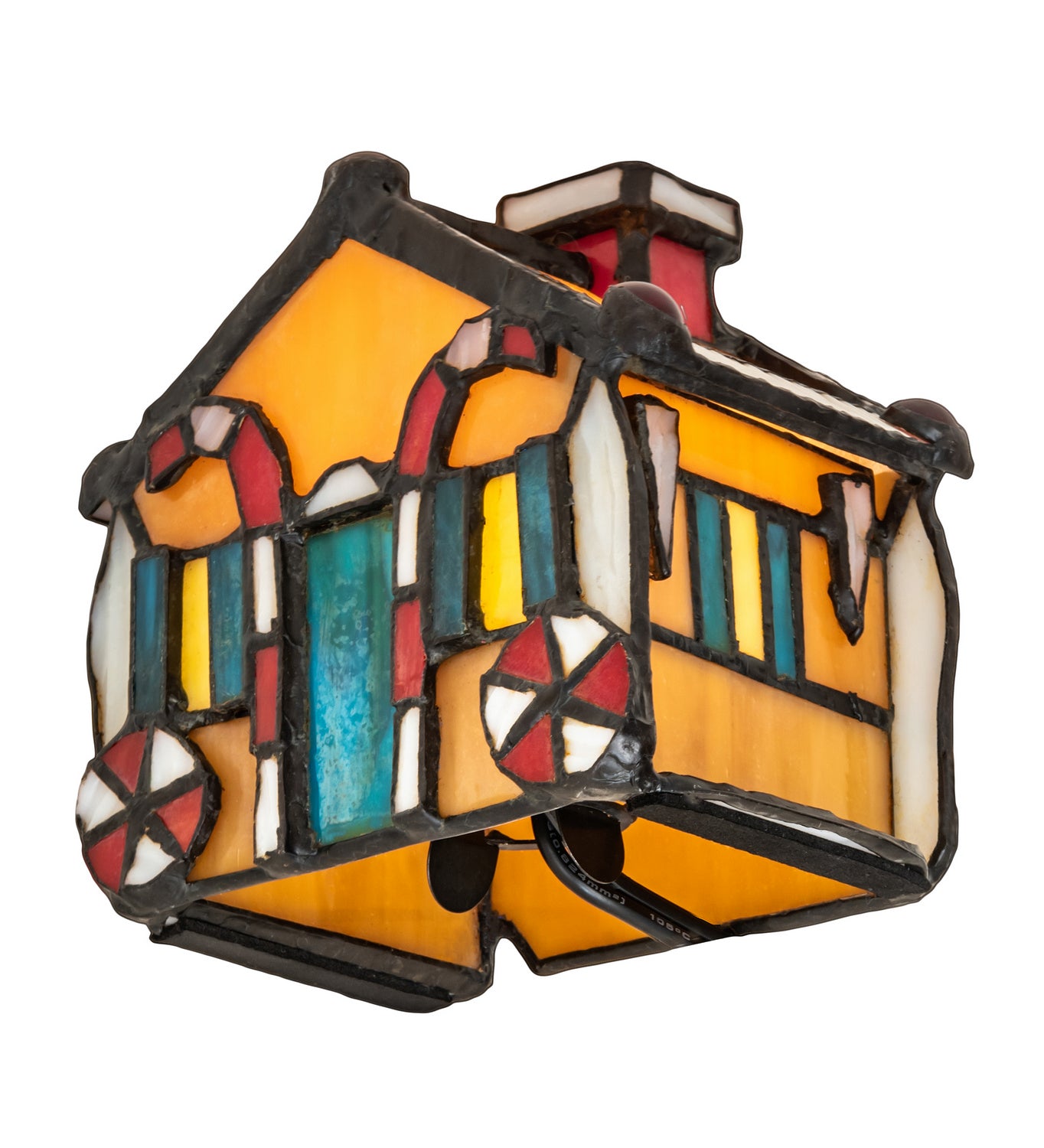 Meyda Tiffany - 82175 - One Light Accent Lamp - Gingerbread House - Multi