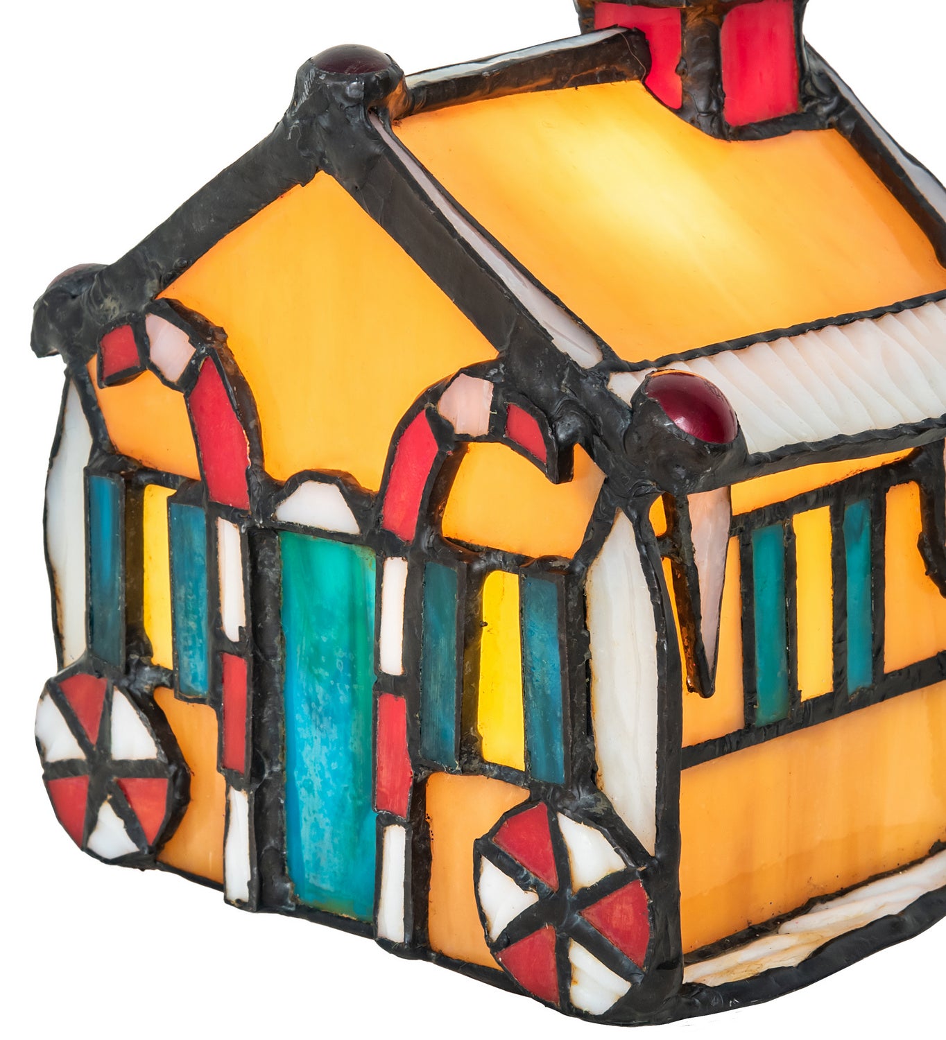 Meyda Tiffany - 82175 - One Light Accent Lamp - Gingerbread House - Multi