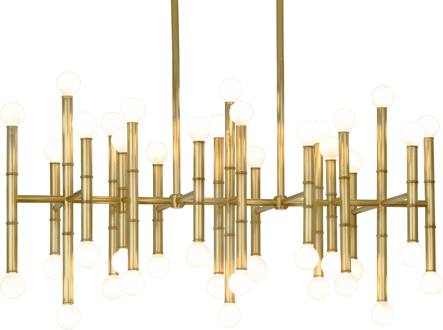 Robert Abbey - 687 - 42 Light Chandelier - Jonathan Adler Meurice - Modern Brass