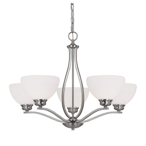 Capital Lighting - 4035BN-212 - Five Light Chandelier - Stanton - Brushed Nickel