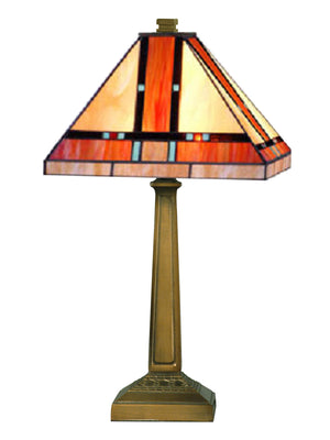 Dale Tiffany - TT10090 - Two Light Table Lamp - Mission - Mica Bronze