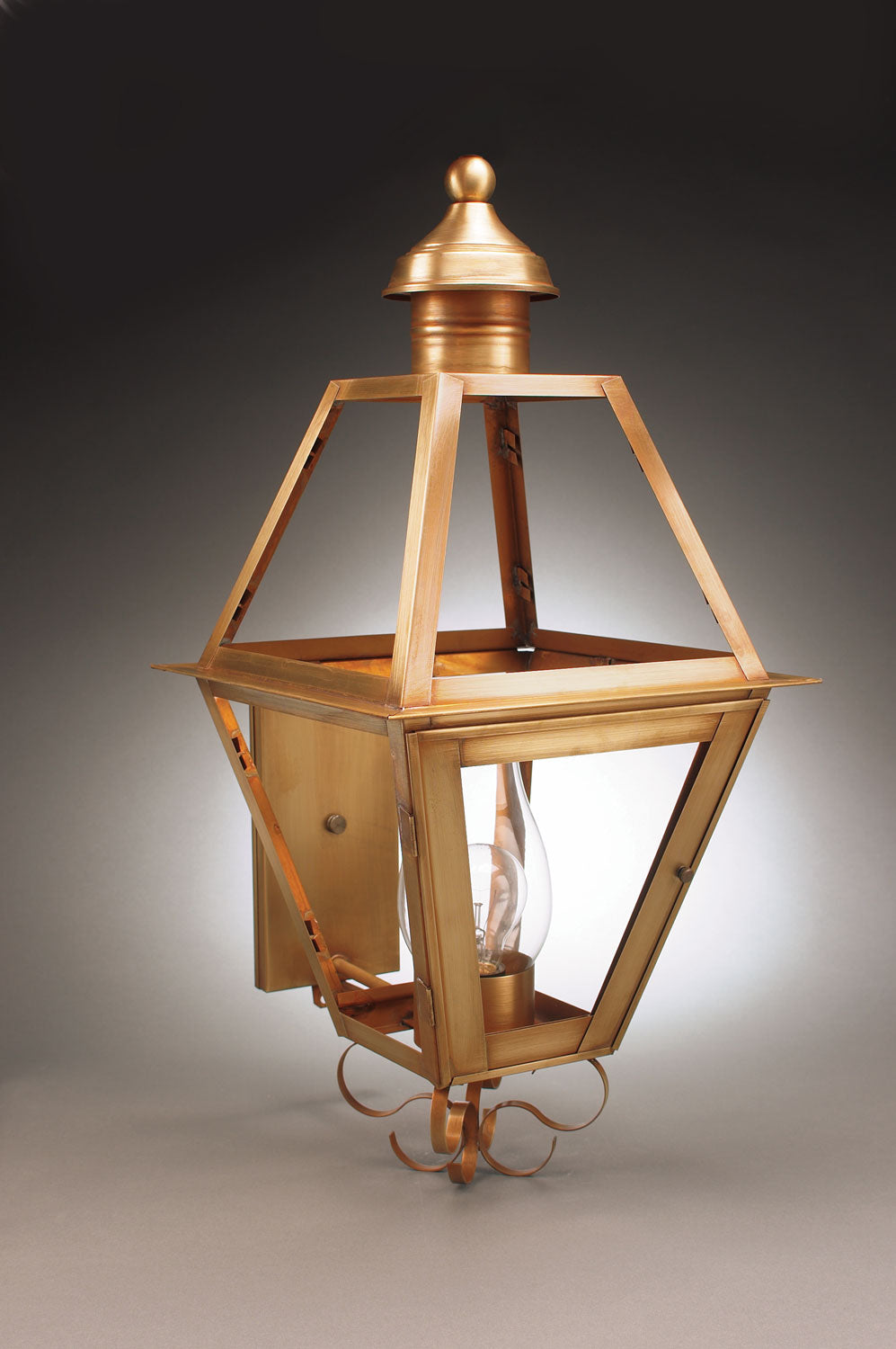 Northeast Lantern - 1061-DAB-CIM-CLR - One Light Wall Mount - Boston - Dark Antique Brass