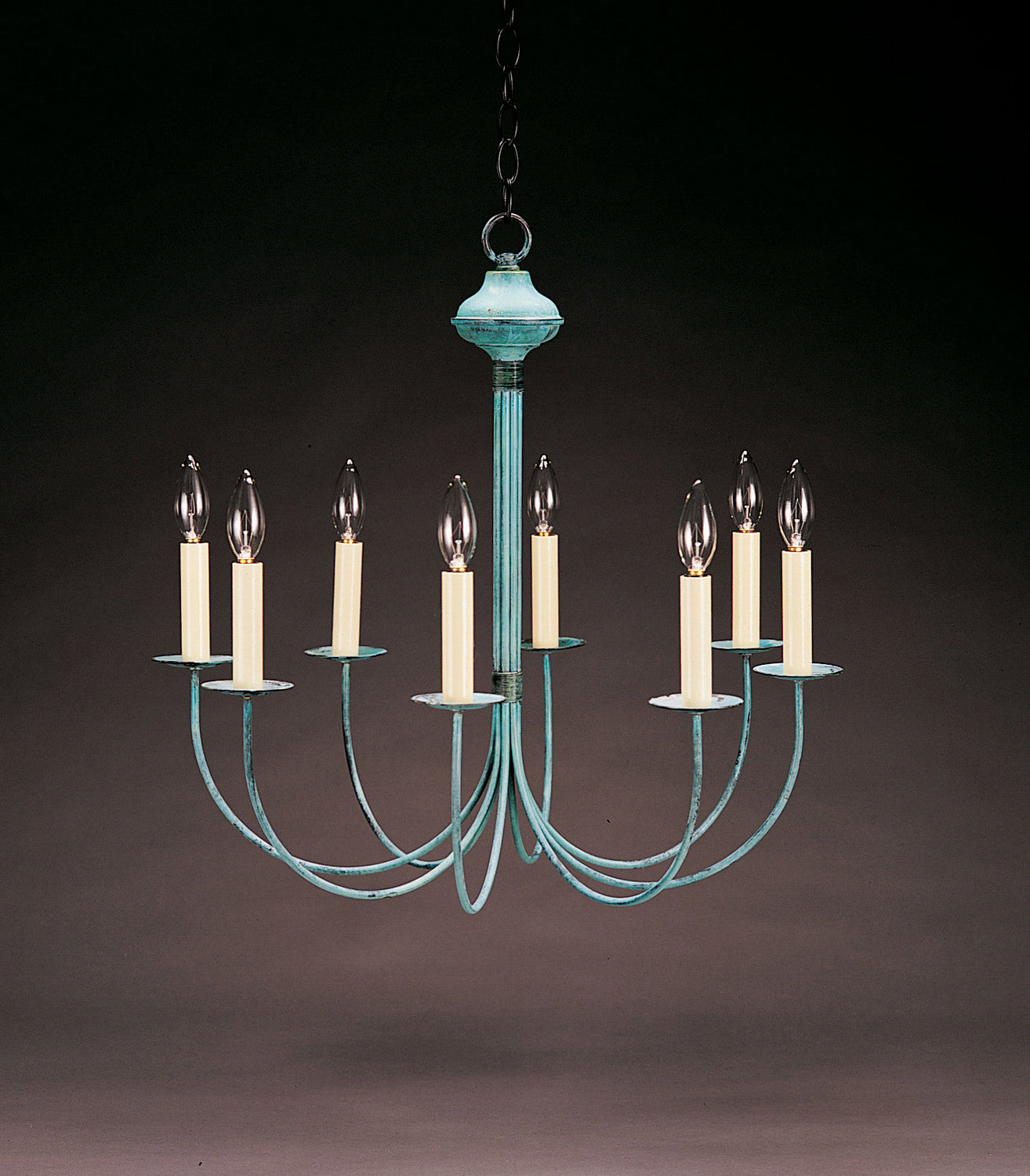 Northeast Lantern - 908-VG-LT8 - Eight Light Chandelier - Chandelier - Verdi Gris