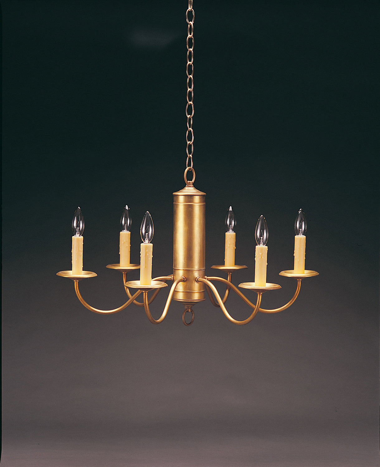 Northeast Lantern - 911-AB-LT6 - Six Light Hanging Fixture - Chandelier - Antique Brass