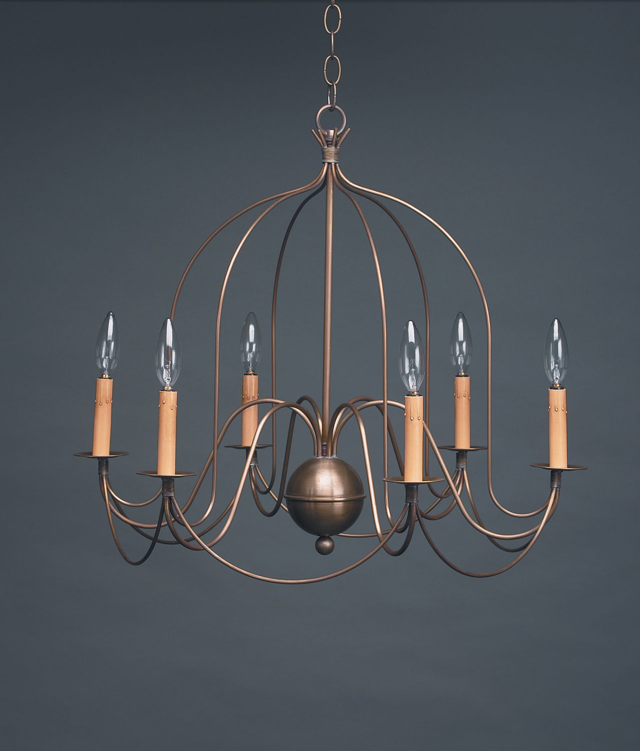 Northeast Lantern - 940-DAB-LT6 - Six Light Hanging Lantern - Chandelier - Dark Antique Brass