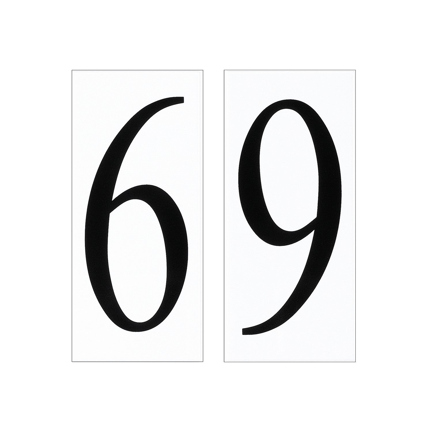 Generation Lighting - 90616-68 - Address Number Tile - Address Light - White Plastic
